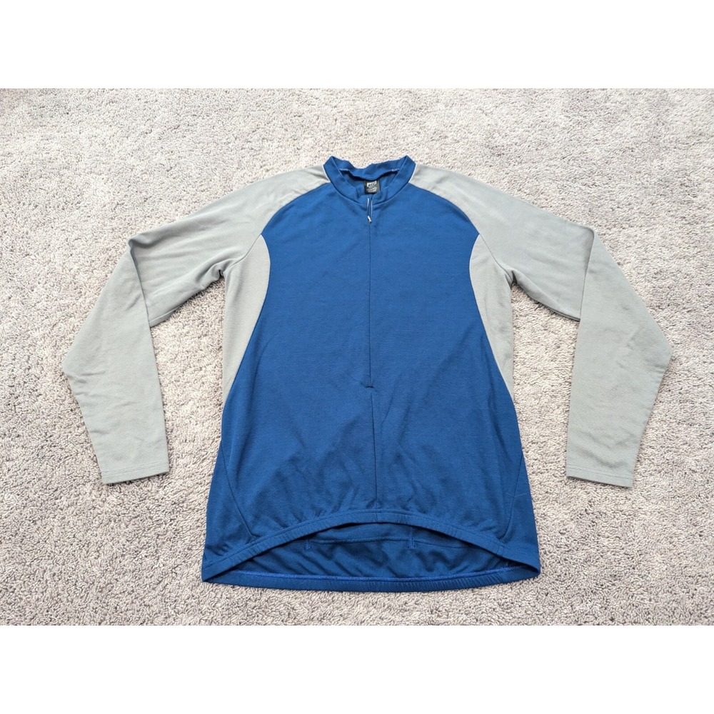 REI‎ Cycling Jersey Mens Extra Large Athletic Blue Gray
